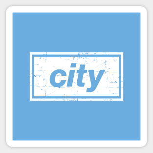 The City Football Indie Music Manchester Light Sticker